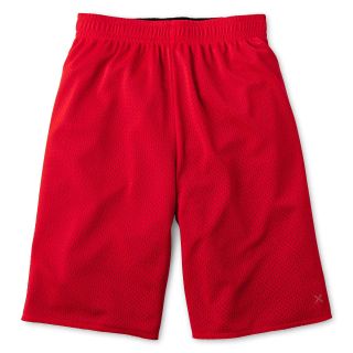 Xersion Reversible Mesh Shorts   Boys 8 20, Red, Boys