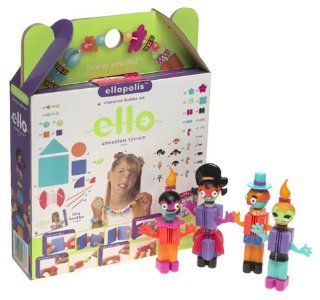 ello   Ellopolis   109 Pc Character builder set Toys & Games
