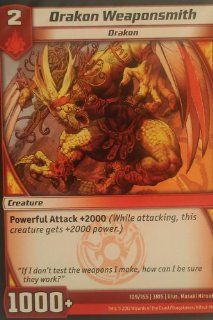 Kaijudo "Rise of the Duel Masters"   Loose Single Card   #109/165   "Drakon Weaponsmith"   Common 