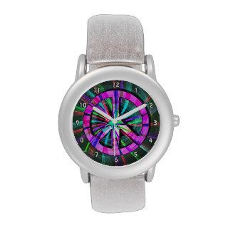 New Colorful Abstract Peace Sign Wristwatches