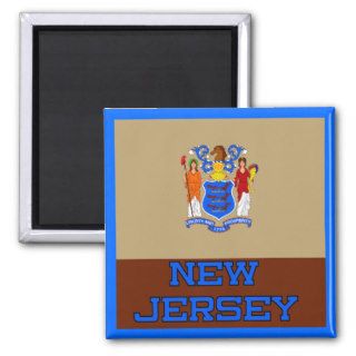 New Jersey State Flag Magnet