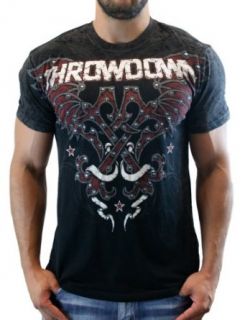 Throwdown Black Lyoto Machida UFC 123 Walkout Premium T shirt (Large)  Sports Fan T Shirts  Sports & Outdoors