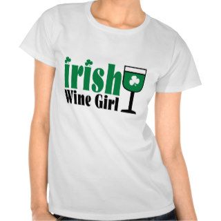 Irish WIne Girl Shirts
