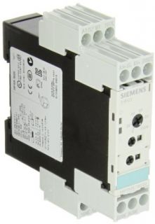 Siemens 3RP1505 1BQ30 Solid State Time Relay, Industrial Housing, 22.5mm, Screw Terminal, 16 Function, 2 CO Contact Elements, 0.05s 100h Time Range, AC/DC 24 100 127VAC Control Supply Voltage