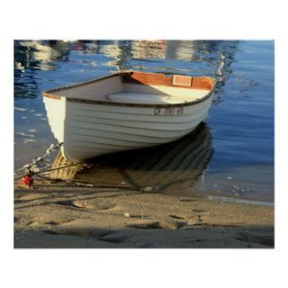 Harbor Row Boat Photography   Print