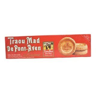 Butter Cookies   Traou Mad de Pont Aven   4.5 oz/128 gr by Traou Mad, France.  Cookies Gourmet  Grocery & Gourmet Food