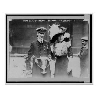 Unsinkable Molly Brown & Rescuer Capt. Rostron Poster