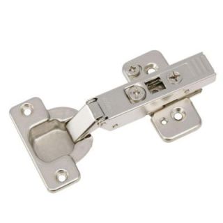 Richelieu Hardware Nickel Plated 120 Degree Frameless Cabinet Hinges (2 Pack) BP71T55523180