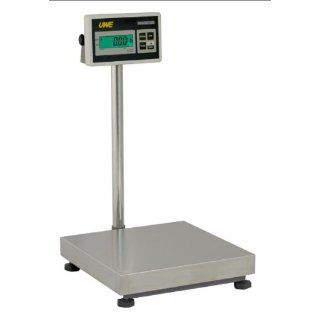 Intelligent TitanM 132 24 Bench Scale 132 lb x 0.02 lb, 24"X24"X6"with Column stinless steel platter, Built in Rechargeable Battery, NEW Science Classroom Measurement Kits