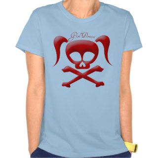 Girl Pirates Spaghetti Top T Shirts