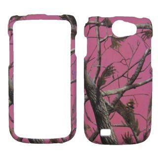 Samsung Exhibit II li 2 4G Galaxy W 4G SGH T679 T679M i8150 T MOBILE Phone CASE COVER SNAP ON HARD RUBBERIZED SNAP ON FACEPLATE PROTECTOR NEW CAMO HUNTER MOSSY PINK REAL TREE Cell Phones & Accessories