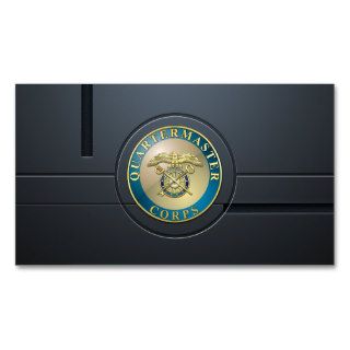 [154] Quartermaster Corps Branch Plaque Business Card Template