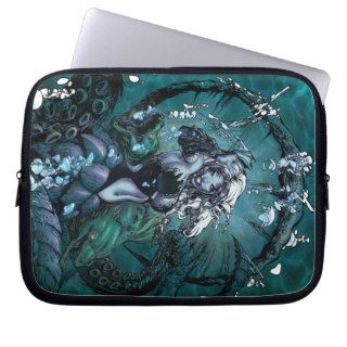 Grimm Fairy Tales Little Mermaid Wicked Sea Witch Laptop Sleeves