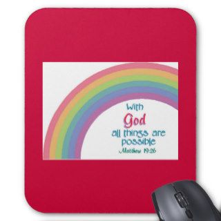 All Things are Possible Mouse Pads