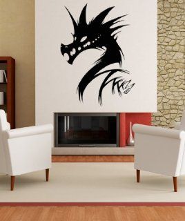 Vinyl Wall Decal Sticker Abstract Dragon Head KRiley121s   Wall Decor Stickers  