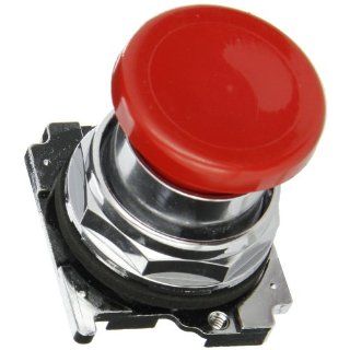 Eaton 10250T122 Mushroom Pushbutton, 30mm Diameter, Momentary Operation, Red Actuator Electronic Component Pushbutton Switches