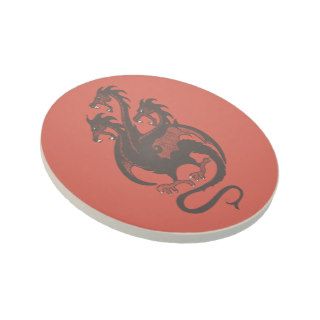 Three Headed Dragon Drink Coasters