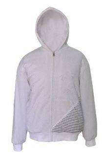 AMC Men's Zipper Sweatshirt Striped Hoodie Clothing