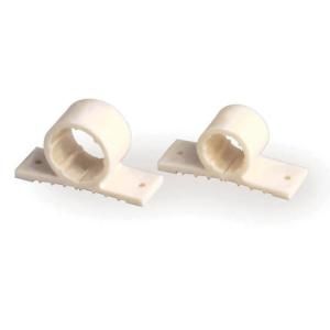 Water Tite 1/2 in. Plastic 2 Hole Copper Tube Clamps (100 Pack) 83003