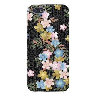 Elegant Tri Colored Cherry Blossoms Savvy iPhone 5 Covers For iPhone 5