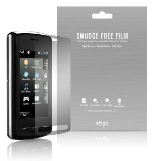 Elago   Anti Glare (Smudge Free, Full Face Film)Screen Protection Film for LG Vu (CU920/CU915) Cell Phones & Accessories