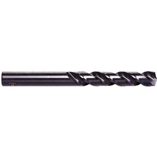 YG 1 D1636 High Speed Steel Split Point Aircraft Extension Drill Bit, Steam Oxide Finish, Straight Shank, Slow Spiral, 135 Degree, #1 Size, 27/128" Diameter x 12" Length (Pack of 1) Extra Long Drill Bits