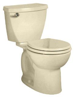 American Standard 2849.128.021 Cadet 3 Right Height Round Front Flowise 1.28 gpf Toilet with 10 Inch Rough In, Bone   Two Piece Toilets  