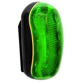 FoxFire 6001662 Personal Safety Light, 4 LEDs, 2 5/8" Length x 1 3/8" Width x 1 57/128" Thick, Green Industrial Warning Lights