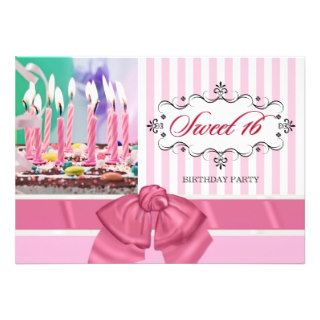 Sweet 16   Personalized Birthday Party Invitations