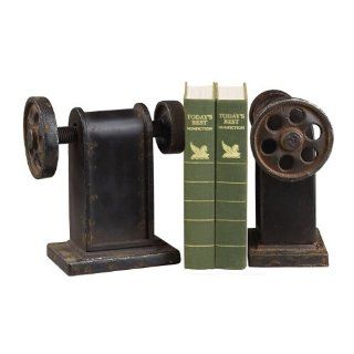 Sterling Industries 129 1008/S2 Industrial Book Press Book Ends   Decorative Bookends
