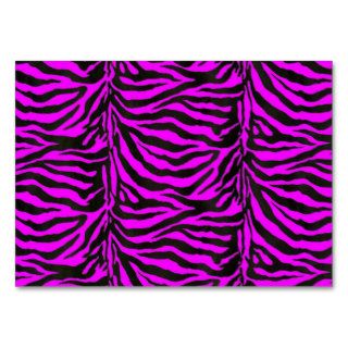Hot Pink Zebra Texture Business Card