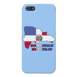 Flag in Map Dominican Republic Covers For iPhone 5