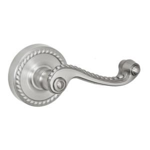 Fusion Brushed Nickel Single Dummy Right Handed Lever with Rope Rose D AG Z8 E BRN R