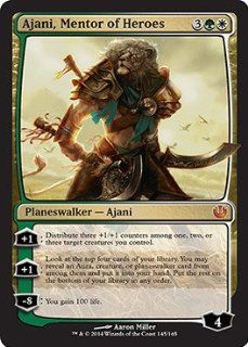 Magic the Gathering   Ajani, Mentor of Heroes (145/165)   Journey into Nyx Toys & Games