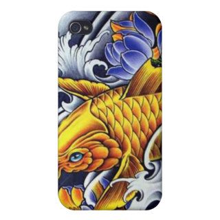 Cool Japanese Koi Fish tattoo art iPhone 4 Case