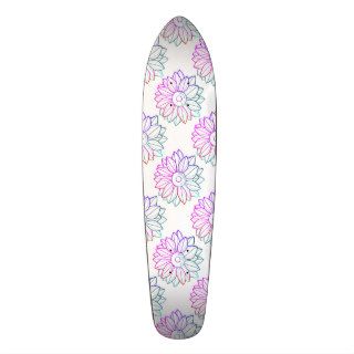 Calendula Marigolds   Purple Skateboard