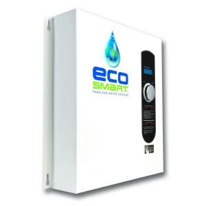 EcoSmart 24 kW Self Modulating 4.6 GPM Electric Tankless Water Heater ECO 24