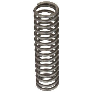 Music Wire Compression Spring, Steel, Inch, 1.225" OD, 0.148" Wire Size, 1.722" Compressed Length, 2.5" Free Length, 67 lbs Load Capacity, 86.1 lbs/in Spring Rate (Pack of 10)