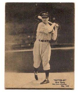 1934 36 Batter Up #149 Moe Berg Sports Collectibles