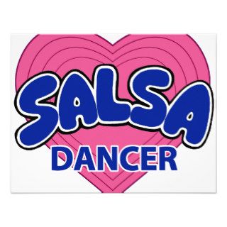 SALSA DANCER 1 CUSTOM INVITATION