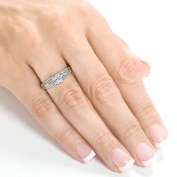 Annello Palladium 1ct TDW Princess Cut Diamond Ring Annello One of a Kind Rings