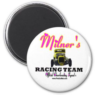 Milner Racing Team Cheer Squad Refrigerator Magnet