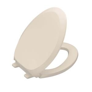KOHLER Grip Tight French Curve Q3 Elongated Toilet Seat in Innocent Blush K 4713 55