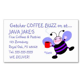 Coffee Shop or Catering Service Business Card