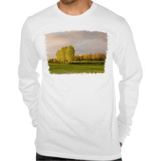 Golf Course in Autumn Long Sleeve Men's T Shirt