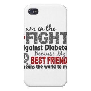 Best Friend Means World To Me Diabetes iPhone 4 Cover