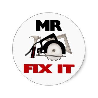 Mr Fix It Stickers