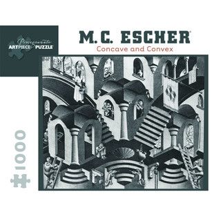 MC Escher Concave and Convex 1000 piece Puzzle Pomegranate Communications, Inc. Puzzles