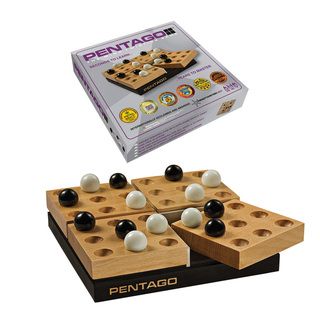 Classic Wood Pentago Game Mindtwister USA Other Games