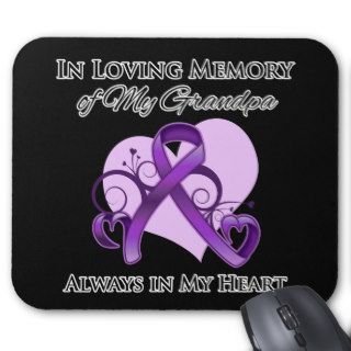 In Memory of My Grandpa   Pancreatic Cancer Mouse Pad